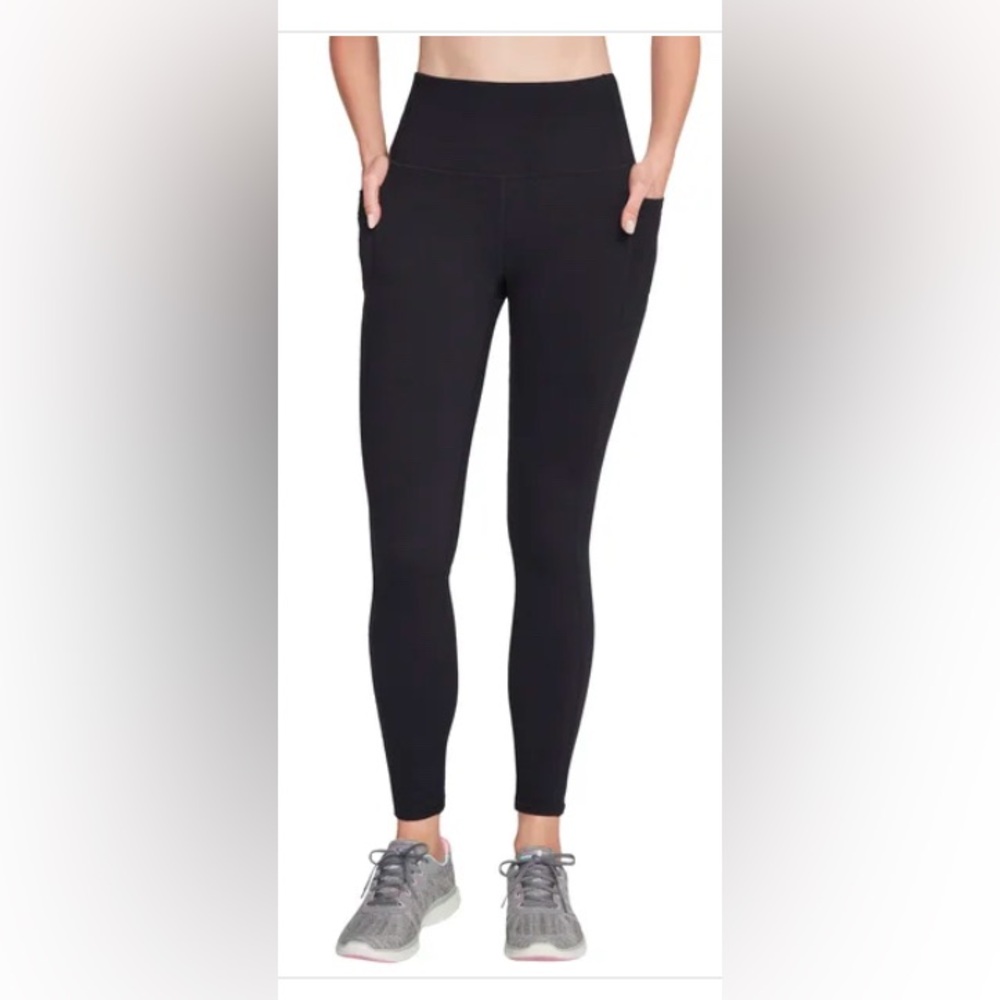 Skechers Ladies Tights Leggings Yoga Pants NWT SIZE XS BLACK